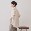 オペークドットクリップ(OPAQUE.CLIP)の《andGIRL掲載》麻混シアーダブルポケットシャツ【洗濯機洗い可】6