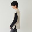 オペークドットクリップ(OPAQUE.CLIP)のフェザーヤーンニットベスト【洗濯機洗い可】10
