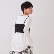 オペークドットクリップ(OPAQUE.CLIP)の《ツインセット》シャーリングビスチェ×ロングTシャツ【洗濯機洗い可】6