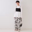 オペークドットクリップ(OPAQUE.CLIP)の《ツインセット》シャーリングビスチェ×ロングTシャツ【洗濯機洗い可】8