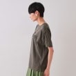オペークドットクリップ(OPAQUE.CLIP)のフロッキーロゴTシャツ【洗濯機洗い可】15