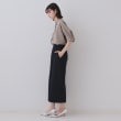 オペークドットクリップ(OPAQUE.CLIP)のラップ風ナロースカート【洗濯機洗い可】7
