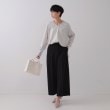 オペークドットクリップ(OPAQUE.CLIP)のウールライクストレッチ ワイドクロップドパンツ【洗濯機洗い可】6