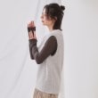 オペークドットクリップ(OPAQUE.CLIP)の《andGIRL掲載》ラメシャギーニットベスト【洗濯機洗い可/抗ピル】9
