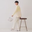 オペークドットクリップ(OPAQUE.CLIP)の配色ペプラムニット【洗濯機洗い可／抗ピル】7