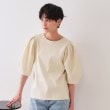 オペークドットクリップ(OPAQUE.CLIP)のふくれドッキングスリーブトップス【洗濯機洗い可】9