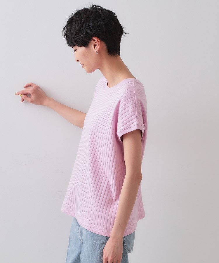 オペークドットクリップ(OPAQUE.CLIP)のワイドリブフレンチTシャツ【洗濯機洗い可】14