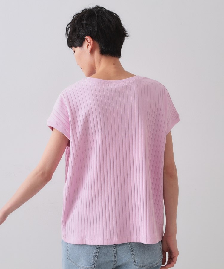 オペークドットクリップ(OPAQUE.CLIP)のワイドリブフレンチTシャツ【洗濯機洗い可】15