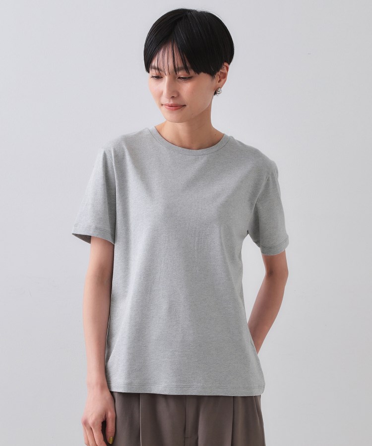 オペークドットクリップ(OPAQUE.CLIP)のラメベーシックTシャツ【洗濯機洗い可】13