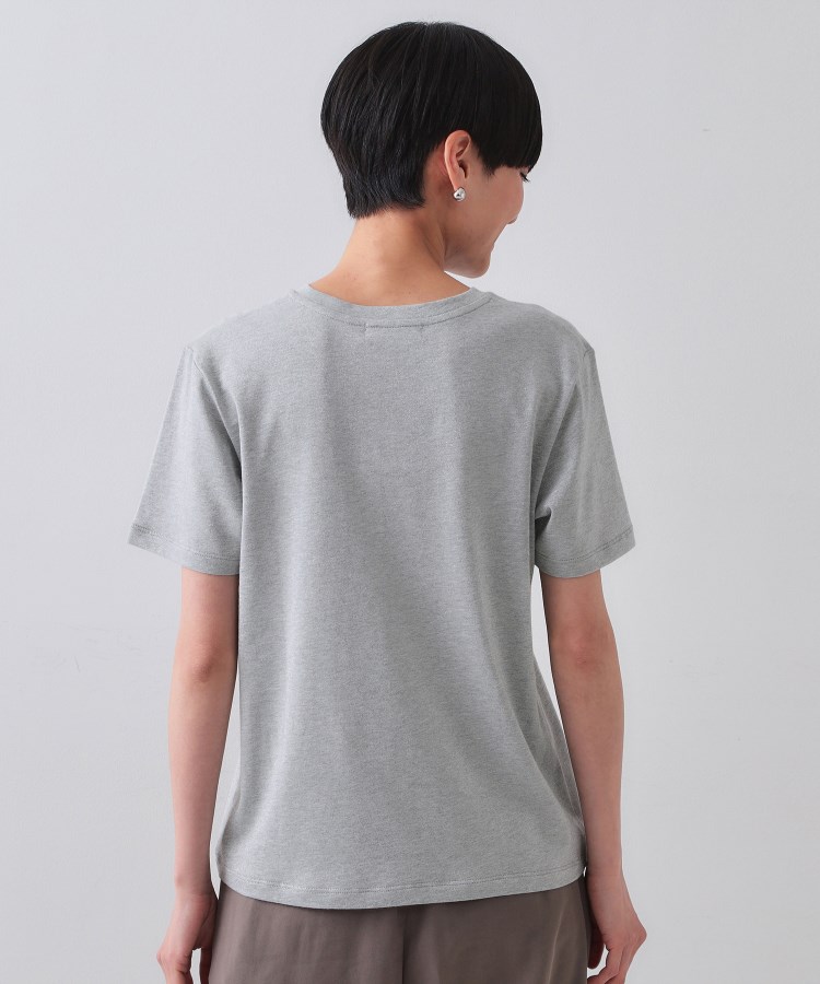 オペークドットクリップ(OPAQUE.CLIP)のラメベーシックTシャツ【洗濯機洗い可】15