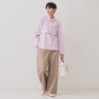 オペークドットクリップ(OPAQUE.CLIP)の《andGIRL掲載》ストライプビスチェセットシャツ【洗濯機洗い可）】5