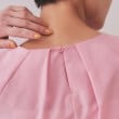 オペークドットクリップ(OPAQUE.CLIP)のシャーリングスリーブブラウス【洗濯機洗い可】17