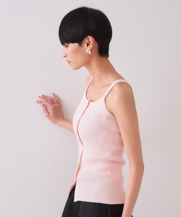 オペークドットクリップ(OPAQUE.CLIP)の《美人百花掲載》ショートカーディガン×リブキャミソール【洗濯機洗い可/抗ピル】33