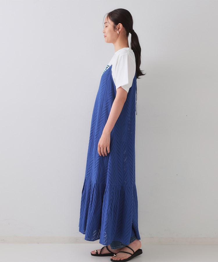 オペークドットクリップ(OPAQUE.CLIP)のインドコットンアイレット刺繍キャミワンピース【洗える】13