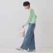オペークドットクリップ(OPAQUE.CLIP)のラメライン配色使いリラクシーニット【洗濯機洗い可】7