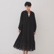 オペークドットクリップ(OPAQUE.CLIP)の裾アイレットレースボリュームシャツワンピース【洗濯機洗い可】9