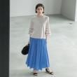 オペークドットクリップ(OPAQUE.CLIP)の《6色展開》シアーボーダーフレアスリーブニット【洗濯機洗い可】24
