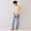 オペークドットクリップ(OPAQUE.CLIP)のサイドリボンニット【洗濯機洗い可】11