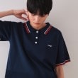 オペークドットクリップ(OPAQUE.CLIP)のロゴ刺繍ポロニット【洗濯機洗い可／抗ピル】5