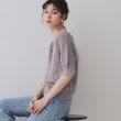 オペークドットクリップ(OPAQUE.CLIP)のMIXヤーンカラーニット【洗濯機洗い可／抗ピル】5