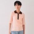 オペークドットクリップ(OPAQUE.CLIP)の配色ポロランダムリブニット【洗濯機洗い可/抗ピル】9