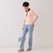 オペークドットクリップ(OPAQUE.CLIP)の配色ポロランダムリブニット【洗濯機洗い可/抗ピル】11