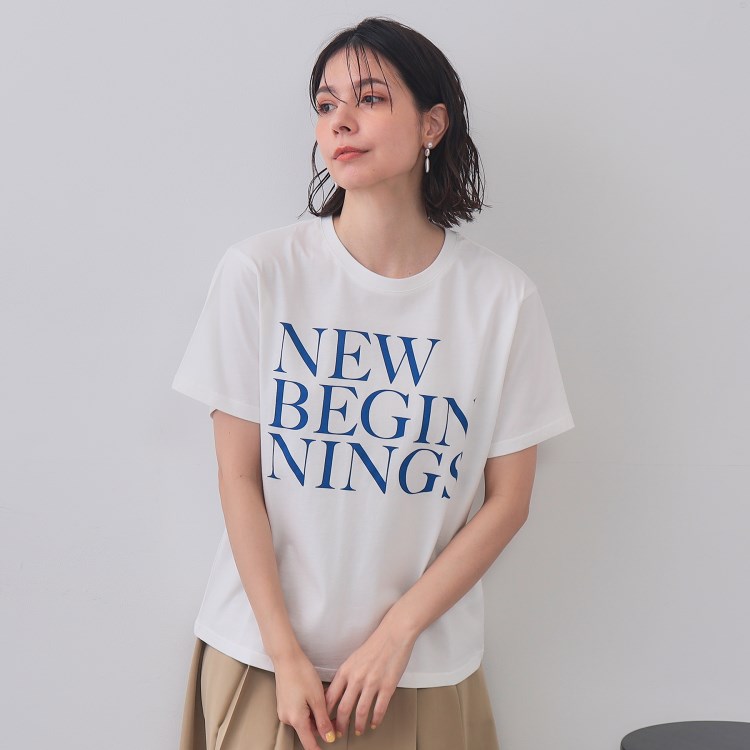 オペークドットクリップ(OPAQUE.CLIP)のBIGロゴTシャツ【洗濯機洗い可】 Ｔシャツ
