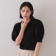 オペークドットクリップ(OPAQUE.CLIP)のぽこぽこパフスリーブニット【洗濯機洗い可/抗ピル】5