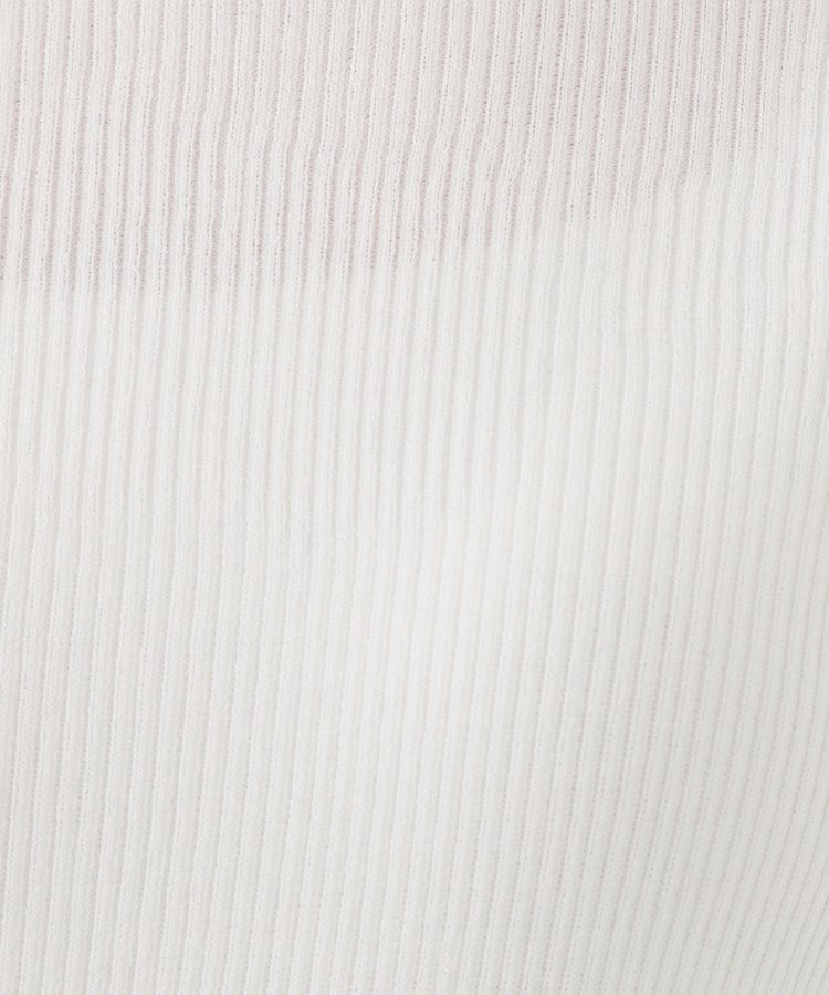 オペークドットクリップ(OPAQUE.CLIP)のシアーリブハーフスリーブニット【洗濯機洗い可/抗ピル】4