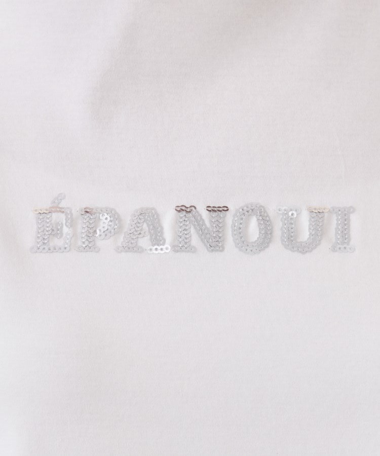 オペークドットクリップ(OPAQUE.CLIP)の刺繍＆スパンコールロゴTシャツ【洗濯機洗い可】44