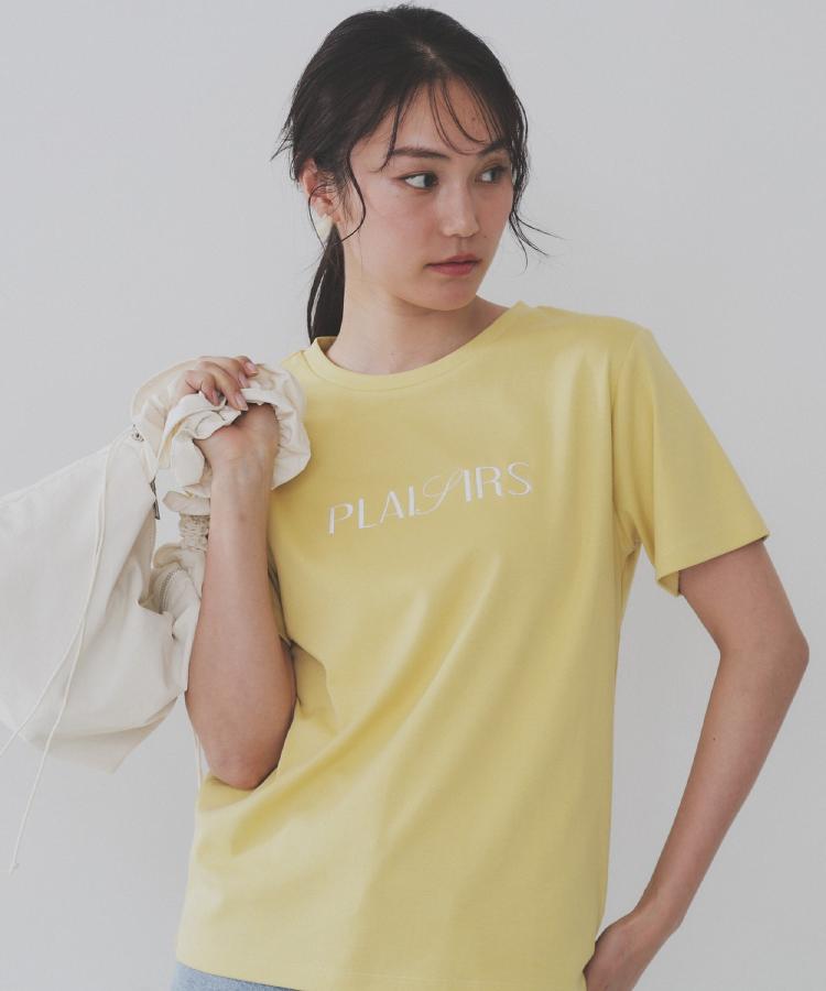 オペークドットクリップ(OPAQUE.CLIP)の刺繍＆スパンコールロゴTシャツ【洗濯機洗い可】35