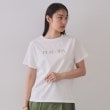 オペークドットクリップ(OPAQUE.CLIP)の刺繍＆スパンコールロゴTシャツ【洗濯機洗い可】50