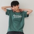 オペークドットクリップ(OPAQUE.CLIP)のサーフロゴTシャツ【洗濯機洗い可】 グリーン(024)