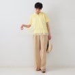 オペークドットクリップ(OPAQUE.CLIP)のチュールティアードドッキングポロニット【洗濯機洗い可】6