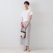 オペークドットクリップ(OPAQUE.CLIP)のシャーリングショートTシャツ【洗濯機洗い可】2