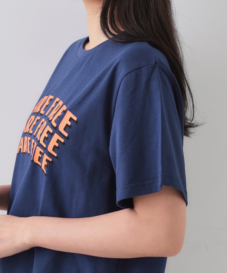 オペークドットクリップ(OPAQUE.CLIP)のカラーロゴTシャツ【洗濯機洗い可】17