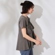 オペークドットクリップ(OPAQUE.CLIP)のフリルドッキングペプラムトップス【接触冷感/洗濯機洗い可】35