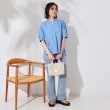 オペークドットクリップ(OPAQUE.CLIP)のスキッパータックスリーブブラウス【洗濯機洗い可】29