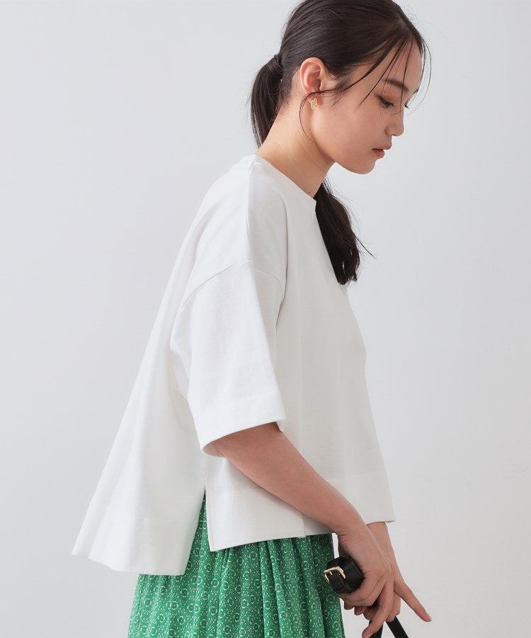 オペークドットクリップ(OPAQUE.CLIP)の《5色展開》ワイドシルエットTシャツ【洗濯機洗い可】1