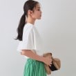 オペークドットクリップ(OPAQUE.CLIP)の《S-LLサイズ》フレアスリーブカッソー【UV/接触冷感/洗濯機洗い可】1