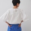 オペークドットクリップ(OPAQUE.CLIP)のバルーンスリーブブラウス【洗濯機洗い可】1