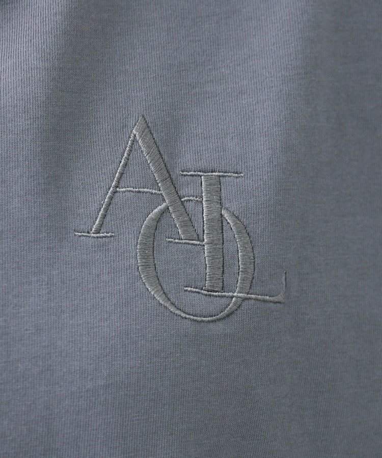 オペークドットクリップ(OPAQUE.CLIP)の刺繍ロゴワイドシルエットTシャツ【洗濯機洗い可】8