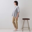 オペークドットクリップ(OPAQUE.CLIP)の麻混ハイストレッチイージースティックパンツ【洗濯機洗い可】14