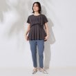 オペークドットクリップ(OPAQUE.CLIP)の麻混ハイストレッチイージースティックパンツ【洗濯機洗い可】18