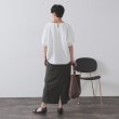 オペークドットクリップ(OPAQUE.CLIP)のラメストライプイージーナロースカート/セットアップ可【洗濯機洗い可/防シワ/吸水速乾】3