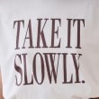 オペークドットクリップ(OPAQUE.CLIP)のロゴプリントTシャツ【洗濯機洗い可】4