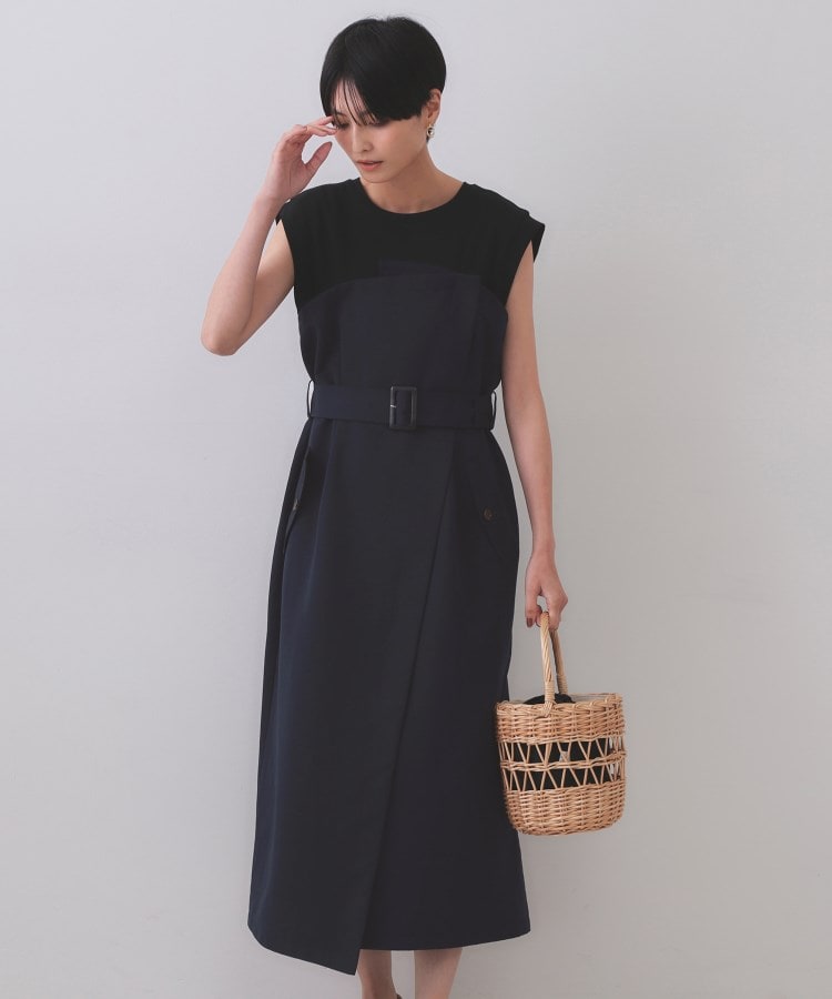 COCOBELLA★テクスチャープリーツロングワンピース CA8 y5183.jpg