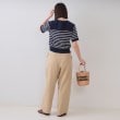 オペークドットクリップ(OPAQUE.CLIP)のセーラーカラーボーダーニット【洗濯機洗い可】11