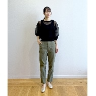 美品 CLOTH&CROSS ハグオーワー チノパン ストレッチ ベイカーパンツ