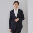 オペークドットクリップ(OPAQUE.CLIP)の《通勤・セレモニー/セットアップ対応》Vネックジャケット/ダブルクロス【洗濯機洗い可】19